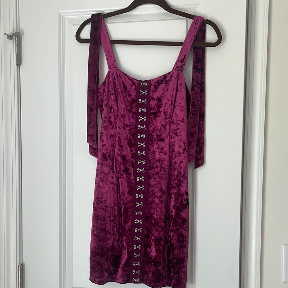 Forever 21 Red and Pink Slip Mini Dress